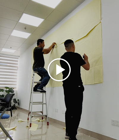 企業(yè)文化墻施工視頻